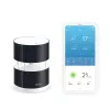 Netatmo NWA01-WW älykäs tuulimittari sääasemalle, tuulen nopeus ja suunta, langaton, Wi-Fi, 0–45 m/s, 100 m kantama, 4x AA, musta, läpinäkyvä