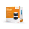 Netatmo NWA01-WW älykäs tuulimittari sääasemalle, tuulen nopeus ja suunta, langaton, Wi-Fi, 0–45 m/s, 100 m kantama, 4x AA, musta, läpinäkyvä