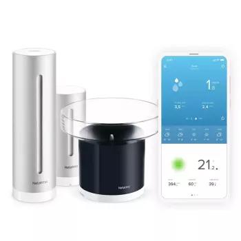 Netatmo Rain Pack ”älykäs sääasema + älykäs sadetutka”