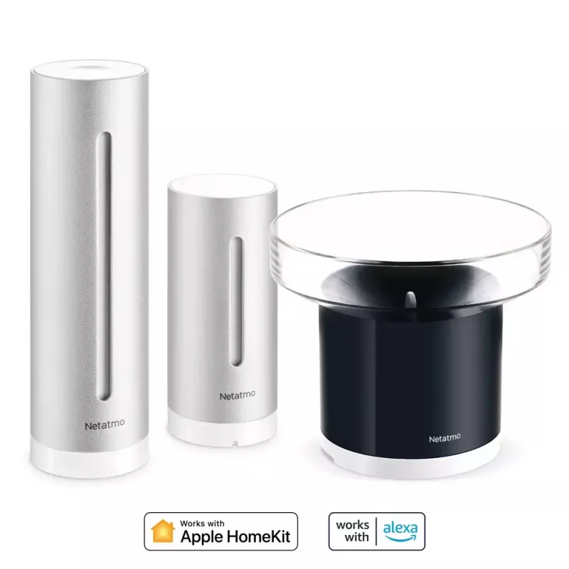 Netatmo Rain Pack ”älykäs sääasema + älykäs sadetutka”