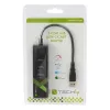 Techly IDATA-USB-ETGIGA-3U2 (105803) USB 3.0 – Gigabit Ethernet -sovitin 3-porttisella USB 3.0 -keskittimellä, USB-A, RJ45, alumiini
