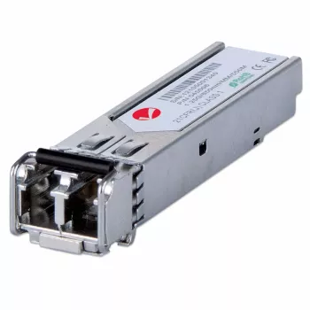 Intellinet lähetin-vastaanotinmoduuli optinen, Gigabit Fiber SFP Mini-GBIC, 1000Base-Sx (LC) monimuotoportti, 550 m, aallonpituus 850 nm, Ethernet, Fibre, MSA-yhteensopiva, vastaa Cisco GLC-SX-MM, kolmen vuoden takuu
