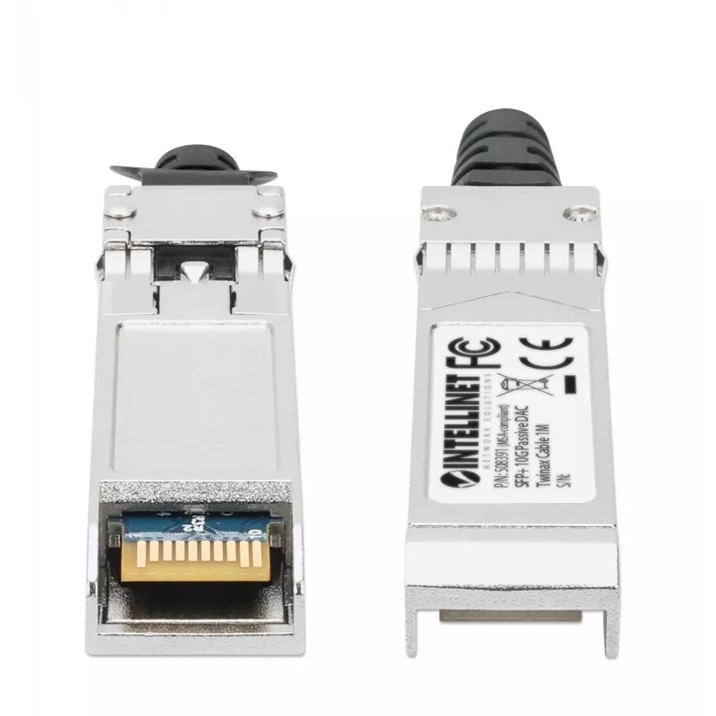 Intellinet 508391 SFP+ 10G passiivinen DAC Twinax -kaapeli, MSA, 1 m
