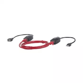 Manhattan USB-A linjajatko, käytettäväksi RJ45-verkkokaapelin kanssa (ei sisälly), jatkaa USB-laitteita jopa 60 m, väylävirransyöttö, Cat5e/Cat6/Cat6A RJ45-verkkokaapelit sopivat, musta, kolmen vuoden takuu