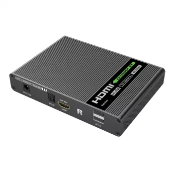 Techly IDATA HDMI-KVM67 KVM-jatko lähetin ja vastaanotin
