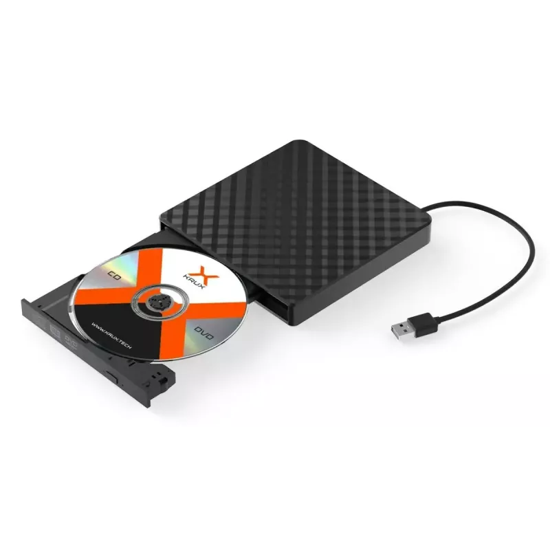 Ulkoinen optinen DVD-asema KRUX KRX0071 USB 3.0 kannettava — DVD±RW, USB-virralla