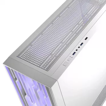 Modecom Volcano Perun Apex ARGB Midi-kotelo, valkoinen