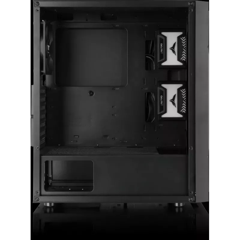 PC-kotelo Versa XM1 musta teräs 120mm tuuletin USB3.0 - musta