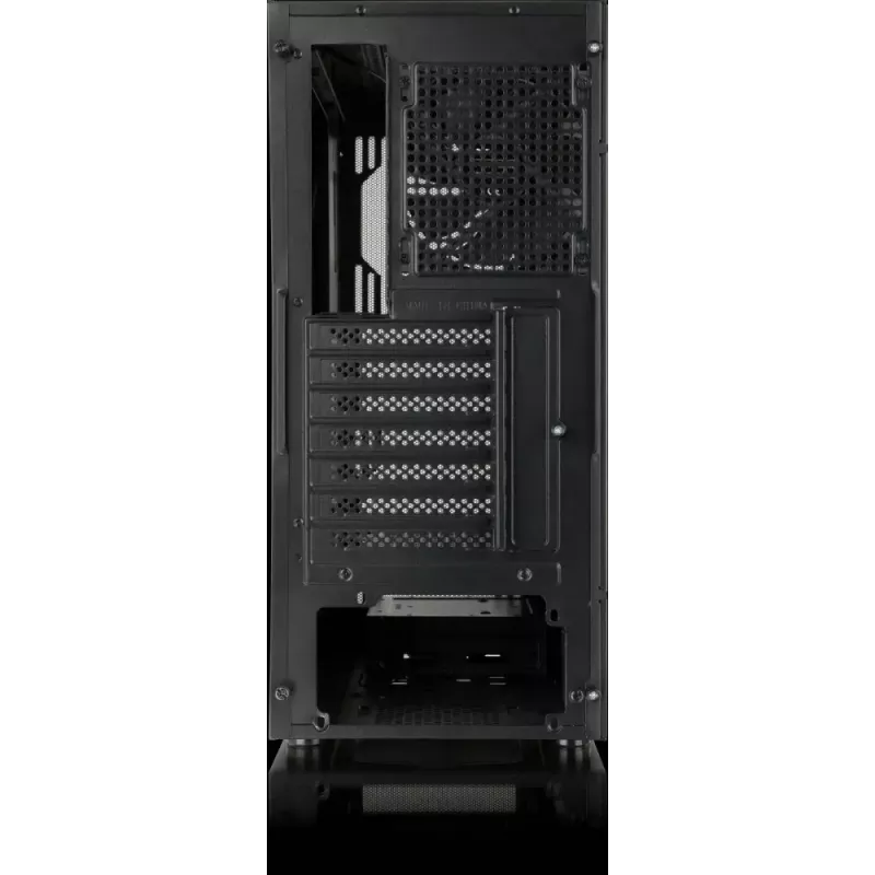 PC-kotelo Versa XM1 musta teräs 120mm tuuletin USB3.0 - musta