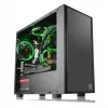 PC-kotelo Thermaltake Versa H17 Window Micro Tower musta
