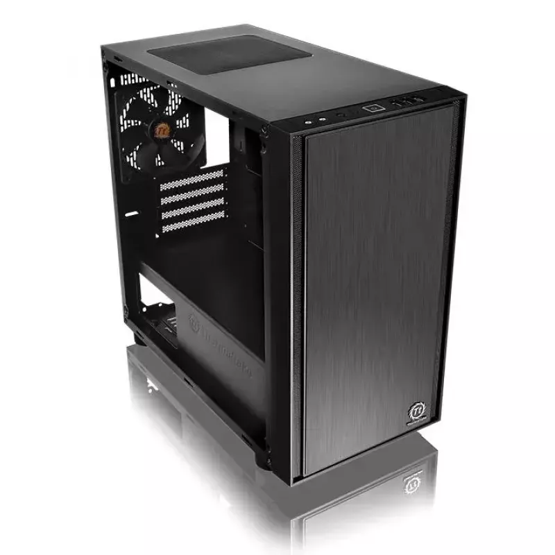 PC-kotelo Thermaltake Versa H17 Window Micro Tower musta