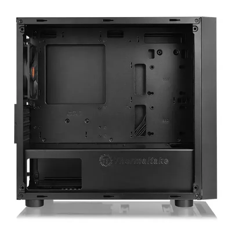PC-kotelo Thermaltake Versa H17 Window Micro Tower musta