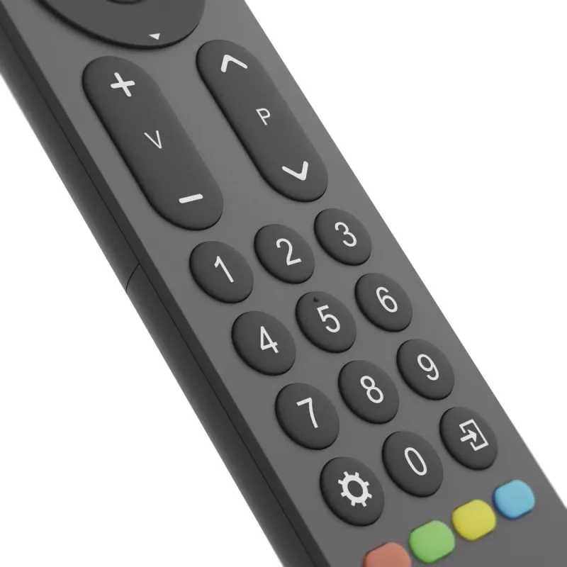 Hama 00221056 yleiskaukosäädin televisiolle 2in1, IR, isot painikkeet, opetettava, musta