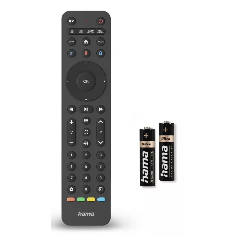 Hama 00221055 kaukosäädin IR Wireless TV painikkeet