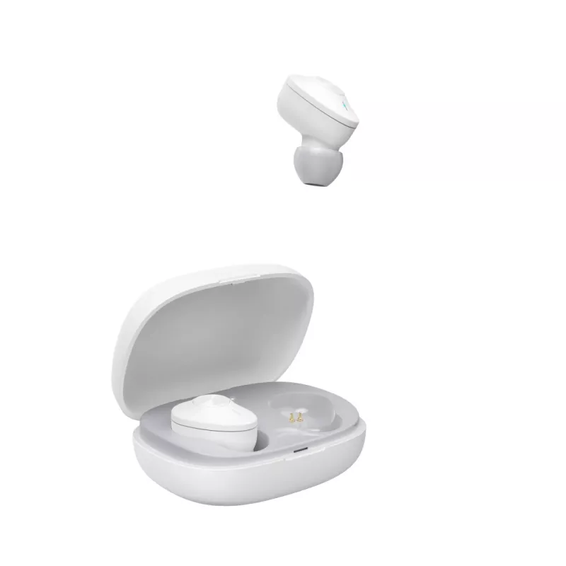 Hama Freedom Buddy -headset True Wireless Stereo (TWS) in-ear puhelut/musiikki USB Type-C Bluetooth vaaleanharmaa, valkoinen