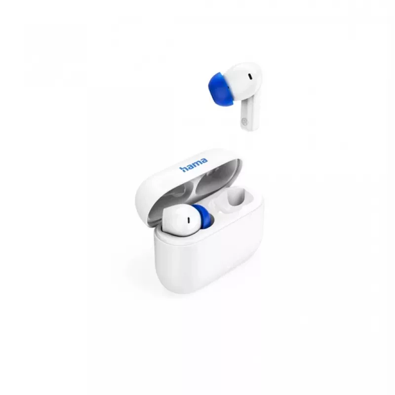 Hama Passion Clear II True Wireless -nappikuulokkeet ANC:llä, valkoinen (00184179)