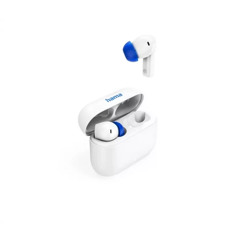 Hama Passion Clear II True Wireless -nappikuulokkeet ANC:llä, valkoinen (00184179)