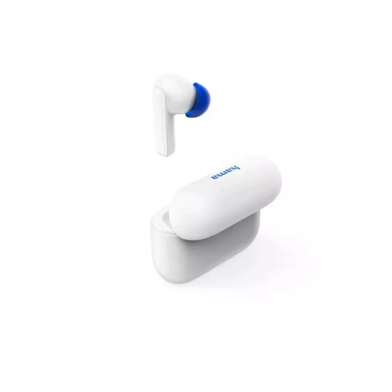 Hama Passion Clear II True Wireless -nappikuulokkeet ANC:llä, valkoinen (00184179)