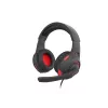 GENESIS Radon 210 -headset johdollinen peli-headset pantalla USB Type-A musta, punainen