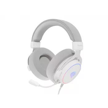 GENESIS Neon 764 -headset johdollinen peli-headset pantalla USB Type-A valkoinen