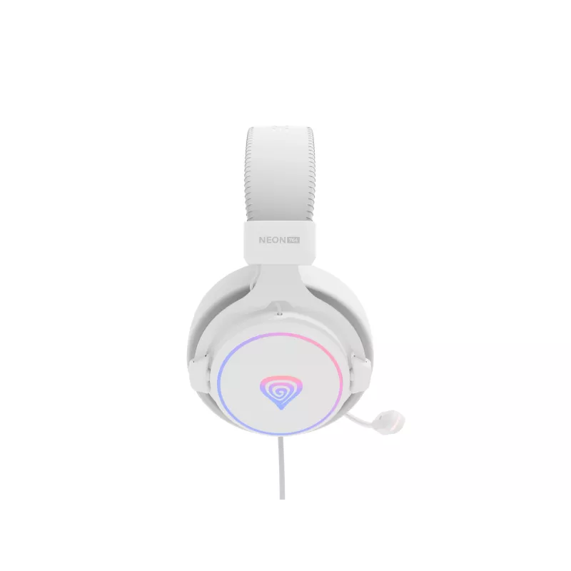 GENESIS Neon 764 -headset johdollinen peli-headset pantalla USB Type-A valkoinen