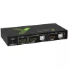 Techly 2x1 USB HDMI 4Kx2K IDATA KVM-HDMI2U KVM-kytkin musta