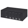 KVM-kytkin Manhattan 4-porttinen 4K@30Hz USB-A audio mikki