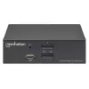 Manhattan 153546 KVM-kytkin, 2-porttinen DisplayPort/USB 2.0, 4K@60Hz, ääni, 2 x 1,8 m kaapelit