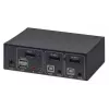 Manhattan 153546 KVM-kytkin, 2-porttinen DisplayPort/USB 2.0, 4K@60Hz, ääni, 2 x 1,8 m kaapelit