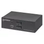 KVM-kytkin Manhattan DisplayPort 1.2 2-porttinen 4K@60Hz USB-A audio