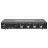 Techly IDATA DP-KVM4 KVM-kytkin rack-asennus musta