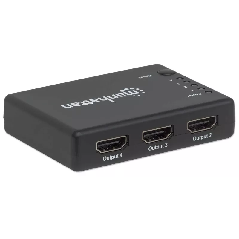 HDMI-jakaja Manhattan 4-porttinen Compact