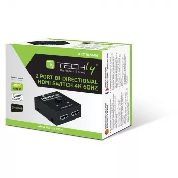 Videokytkin HDMI Techly 108606