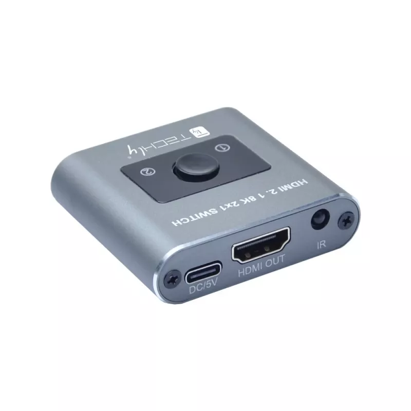 Videokytkin Techly IDATA HDMI-2128KT HDMI 60Hz 2m 5V 1A