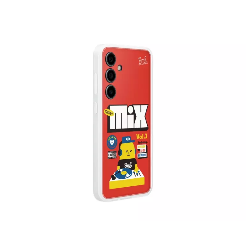 Suojakotelo Samsung Sticky Monster Lab Flipsuit Case S24 FE:lle punainen