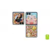 Suojakotelo Samsung Galaxy Z Flip7 läpinäkyvä monokromaattinen