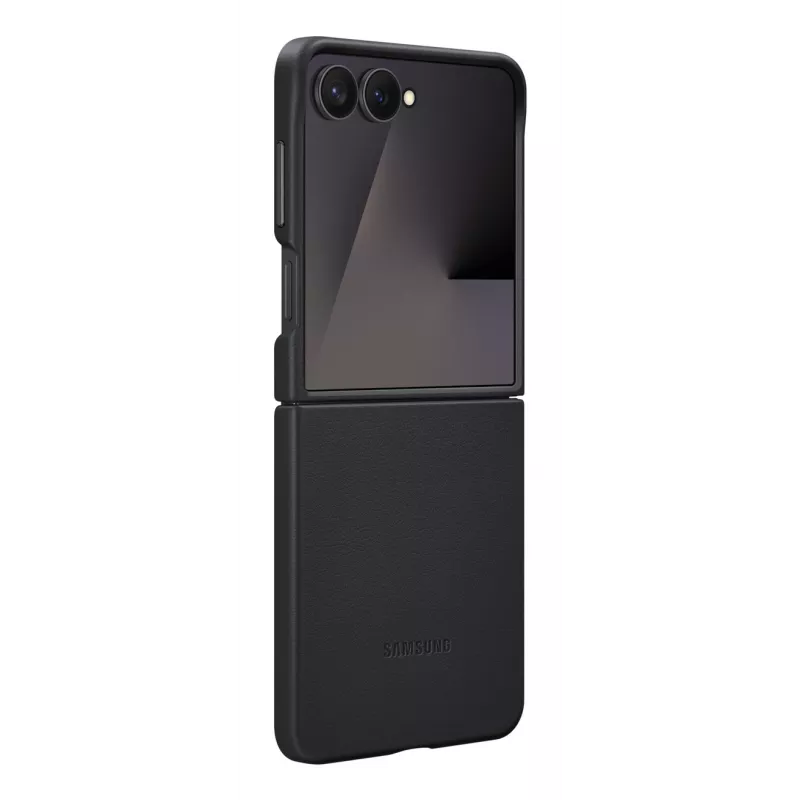 Suojakotelo Samsung Galaxy Flip7:lle Samsungilta, malli EF-VF766PBEGWW, musta