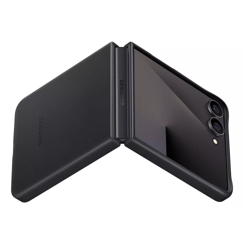 Suojakotelo Samsung Galaxy Flip7:lle Samsungilta, malli EF-VF766PBEGWW, musta