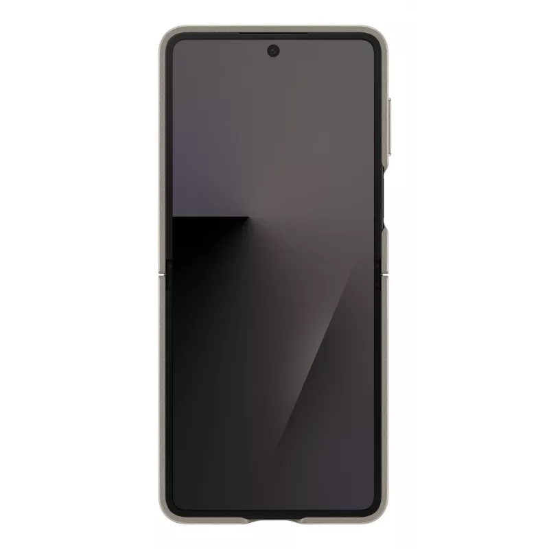 Suojakotelo Samsung Galaxy Flip7:lle Samsungilta, malli EF-VF766PJEGWW, taupe