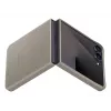 Suojakotelo Samsung Galaxy Flip7:lle Samsungilta, malli EF-VF766PJEGWW, taupe