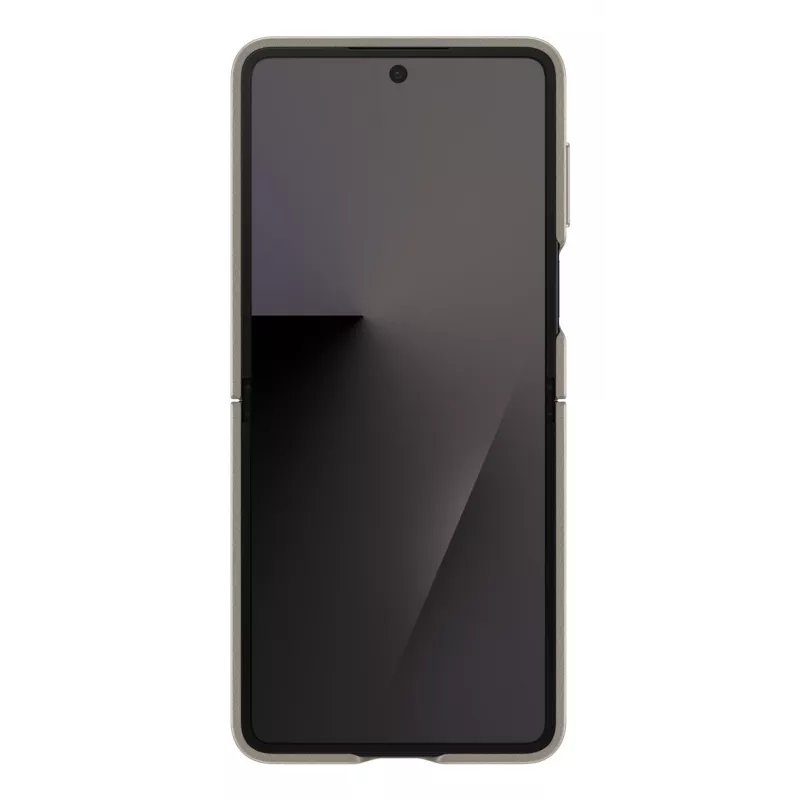 Suojakotelo Samsung Galaxy Flip7:lle Samsungilta, malli EF-VF766PJEGWW, taupe