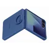 Samsung EF-PF766TNEGWW silikonikuori sormuksella Galaxy Z Flip7:lle, sininen