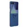 Samsung EF-PF766TNEGWW silikonikuori sormuksella Galaxy Z Flip7:lle, sininen