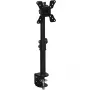 Techly ICA-LCD 500BK pöytäteline näytölle 13–30 tuumaa (76,2 cm), enintään 15 kg, VESA 75x75/100x100, musta