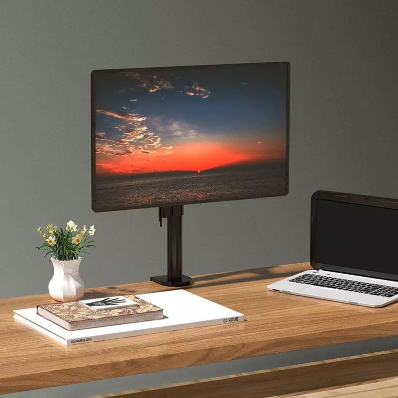 Techly ICA-LCD 500BK pöytäteline näytölle 13–30 tuumaa (76,2 cm), enintään 15 kg, VESA 75x75/100x100, musta