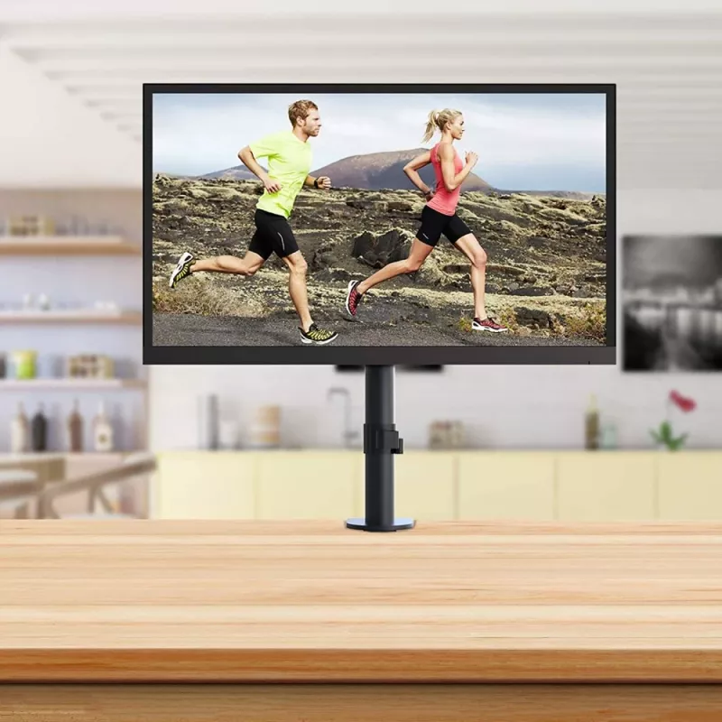 Techly ICA-LCD 500BK pöytäteline näytölle 13–30 tuumaa (76,2 cm), enintään 15 kg, VESA 75x75/100x100, musta