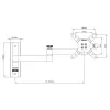 Techly ICA-LCD 104 seinäteline 13–30 tuuman LCD-näytölle, 3 niveltä, kallistettava ja kääntyvä, enintään 15 kg, VESA 75x75/100x100, hopea