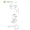 Techly ICA-LCD 2520V monitoriteline / jalusta 68.6 cm (27