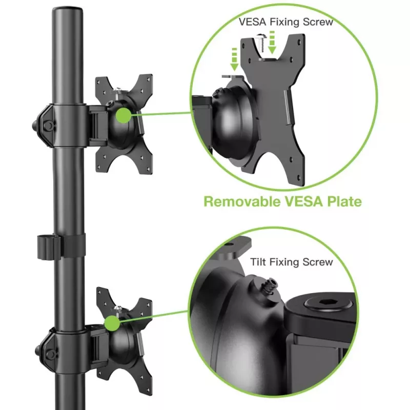 Techly ICA-LCD 2520V monitoriteline / jalusta 68.6 cm (27