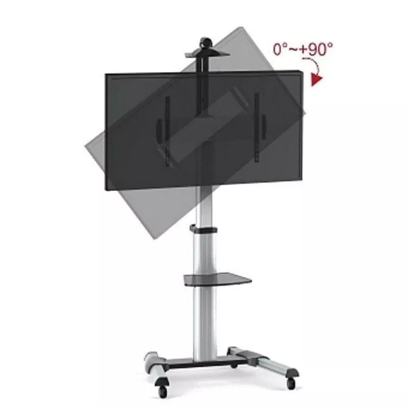 Techly lattiateline rullavaunu LCD / LED / plasma 37-70 tasolla ICA-TR15